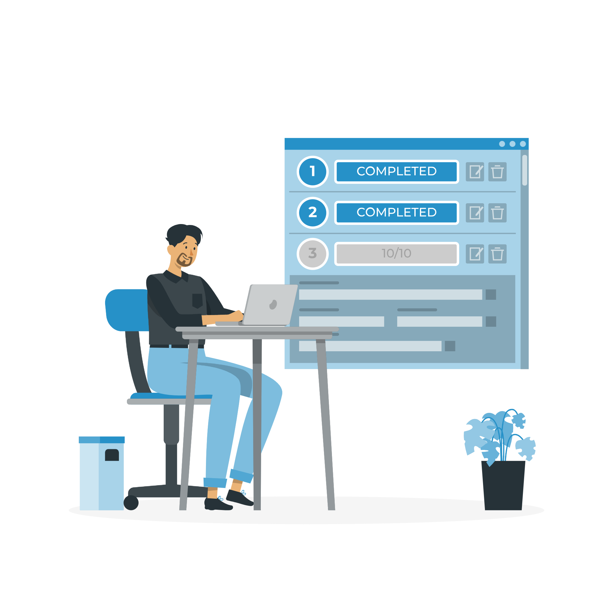 柔軟なコンテンツモデル グラフィック